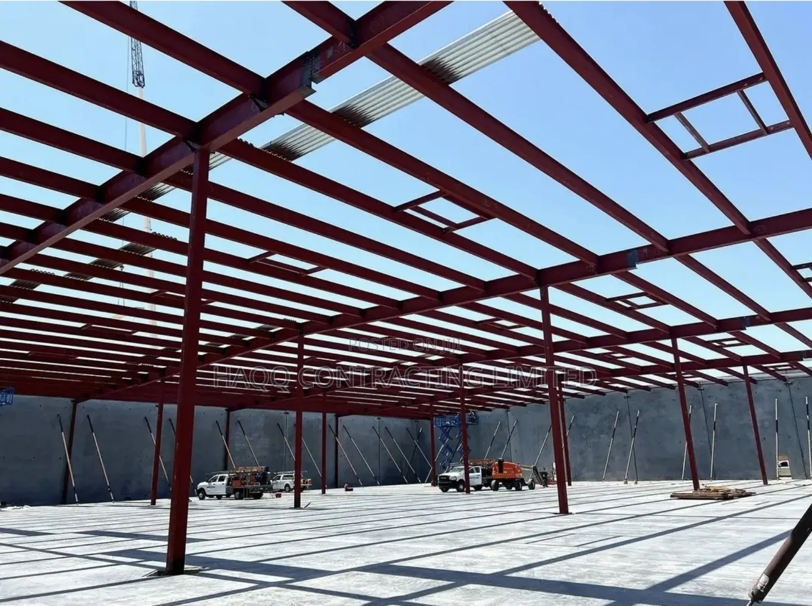 Warehouse Steel Roof, Warehouse Steel Construction Expert