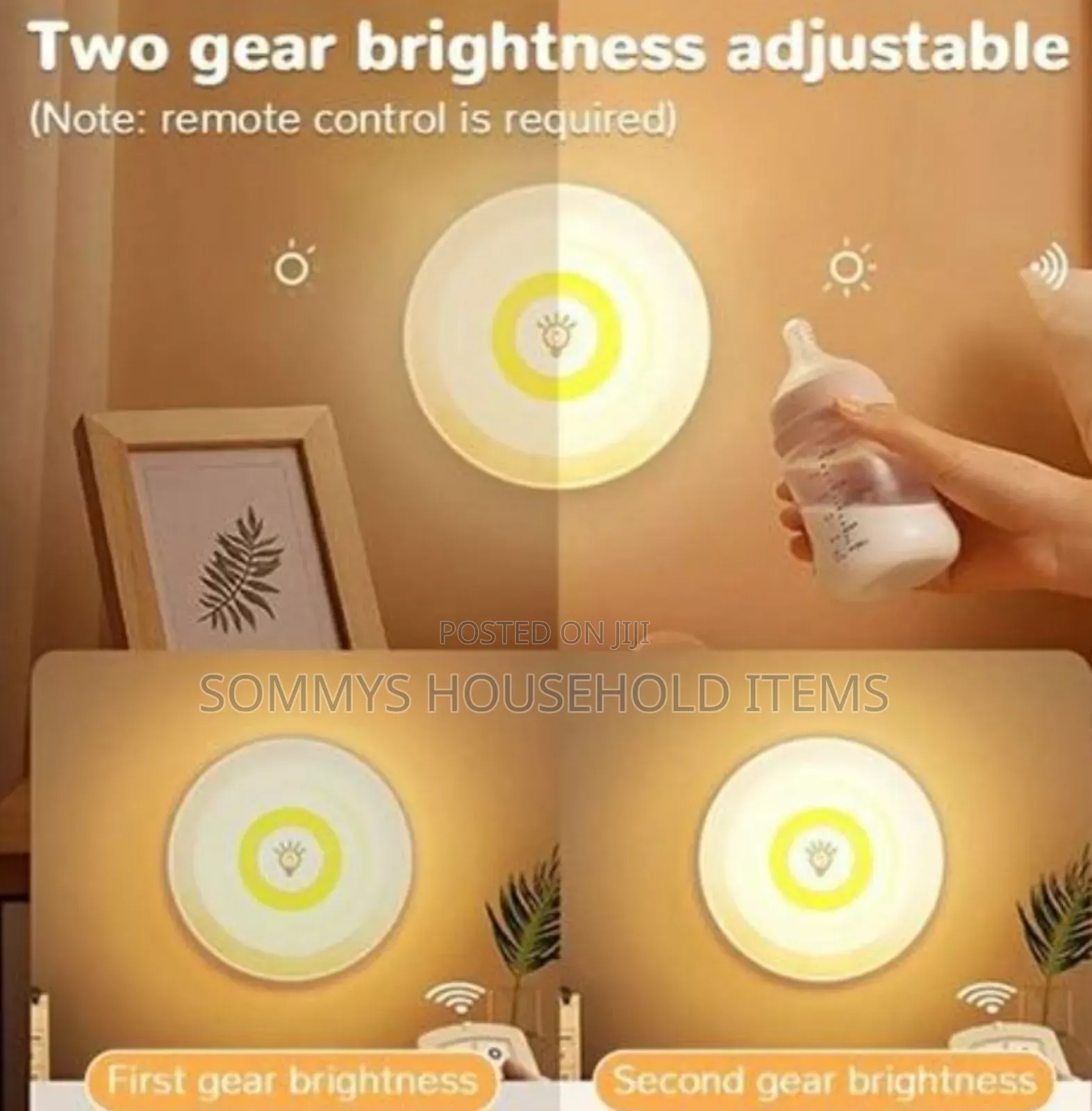 3in1 Cabinet Sensor Light With Remote