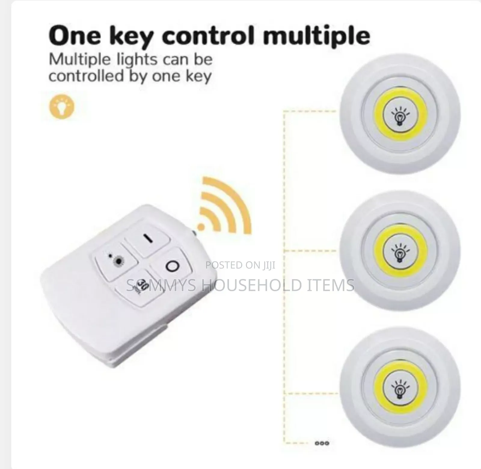 3in1 Cabinet Sensor Light With Remote