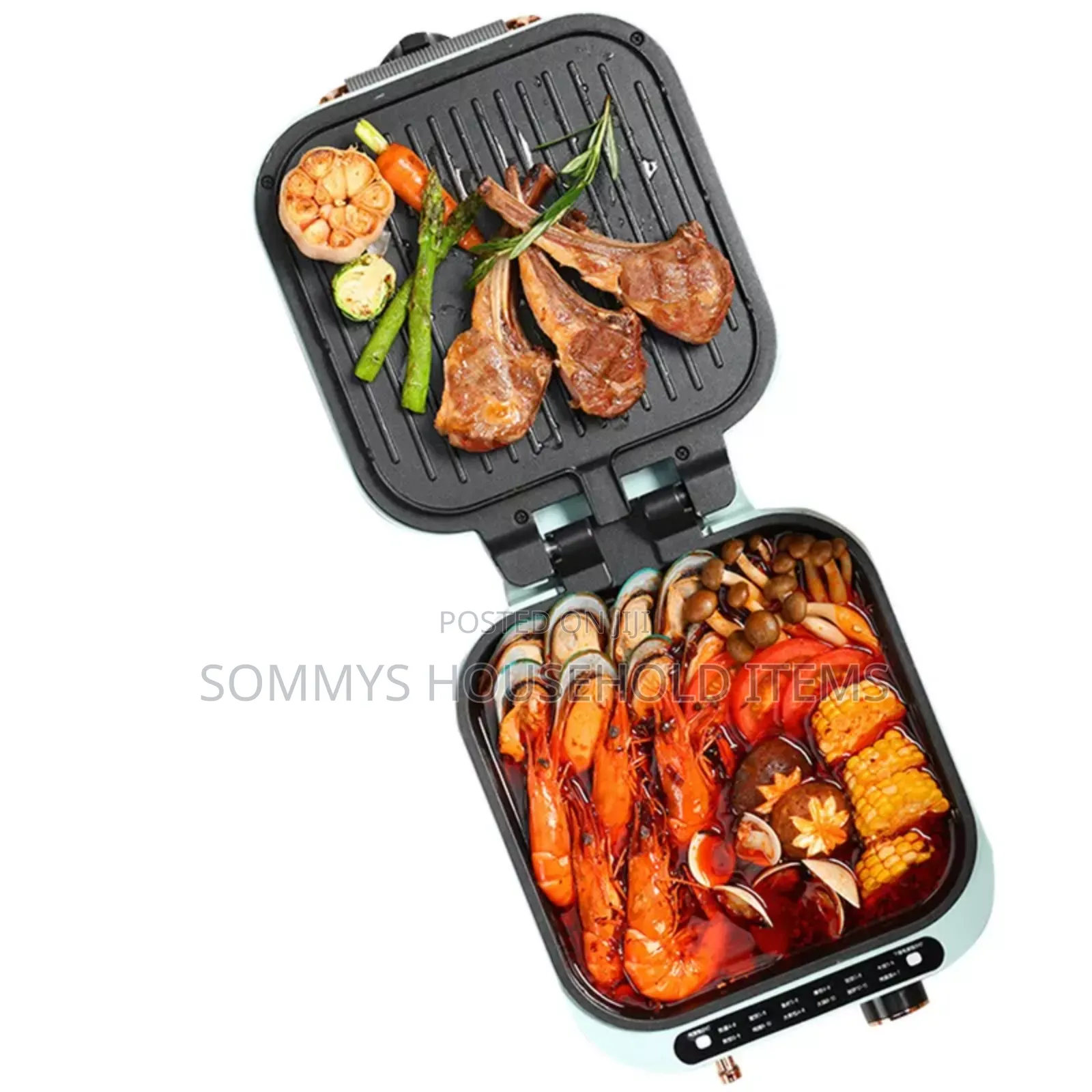 3in1 Multifunctional Electric Cooker/Steamer/Griller
