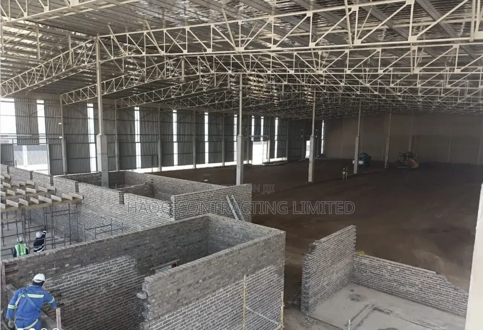 Heavy Steel Works, Steel Roofing, Factory Construction