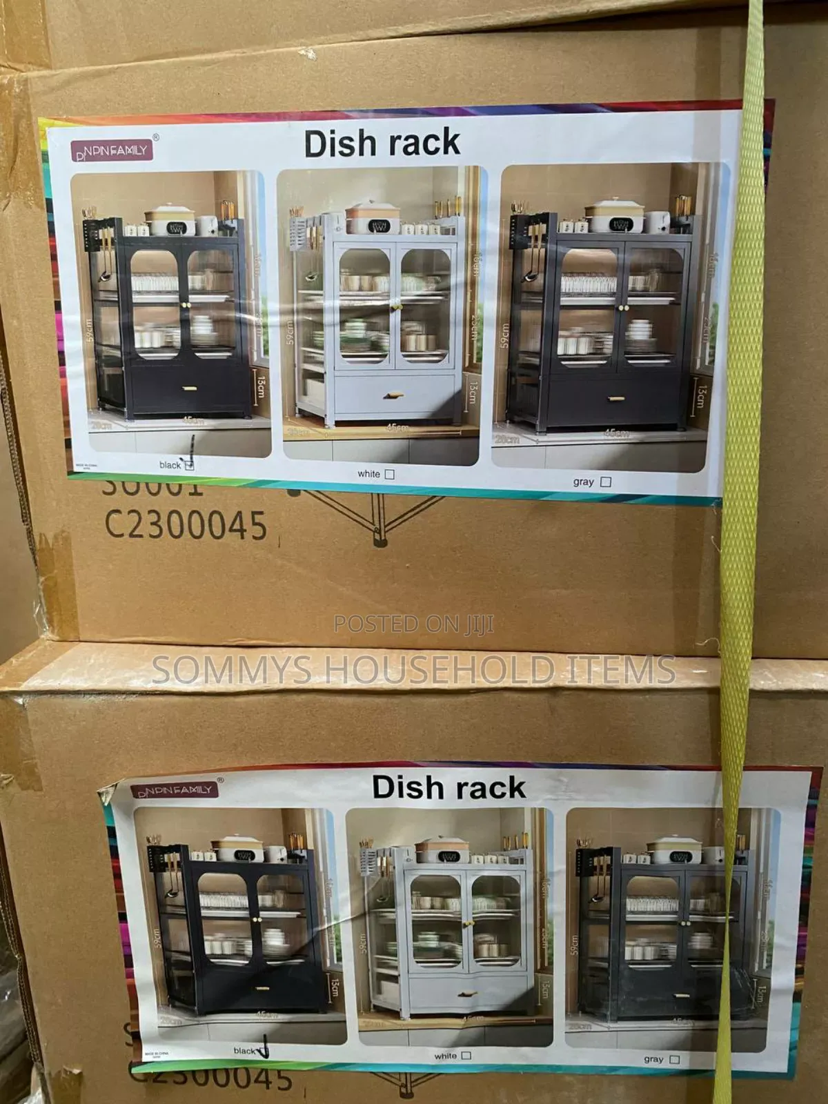 Quality Multi Purpose Dish Rack With Drawer and Doors.