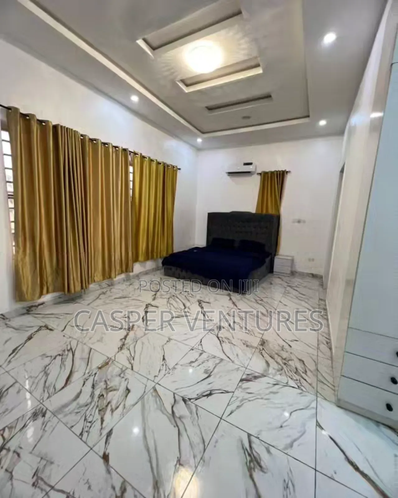 Spacious and Flashy Master Bedroom