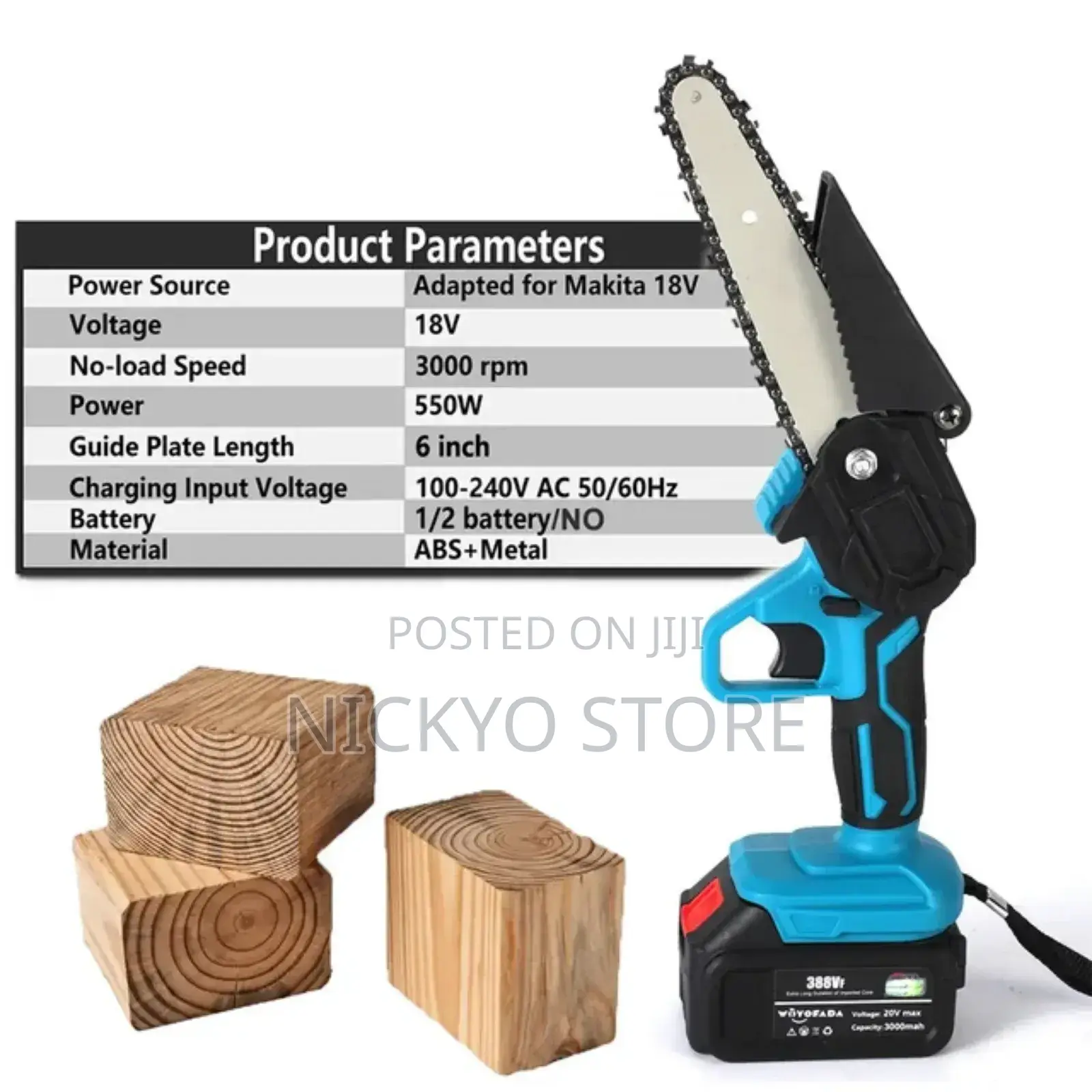 Single Battery 24V High-Power 6inch Electric Chain Saw