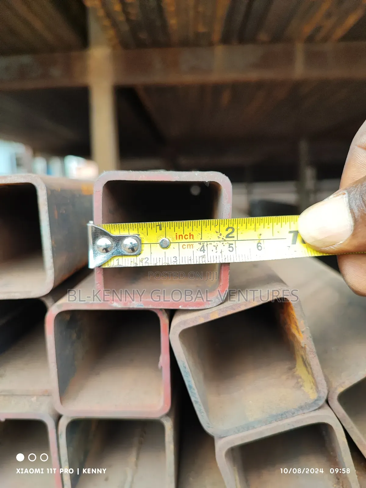 50 by 50 by 4mm Square Pipe ( Full 2x2)