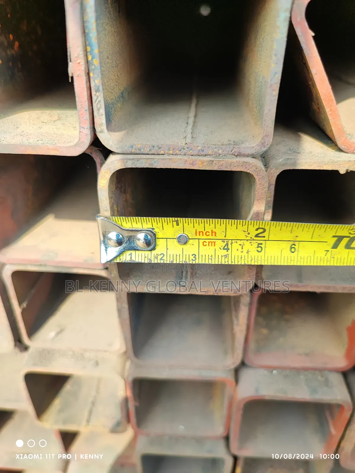 50 by 50 by 4mm Square Pipe ( Full 2x2)