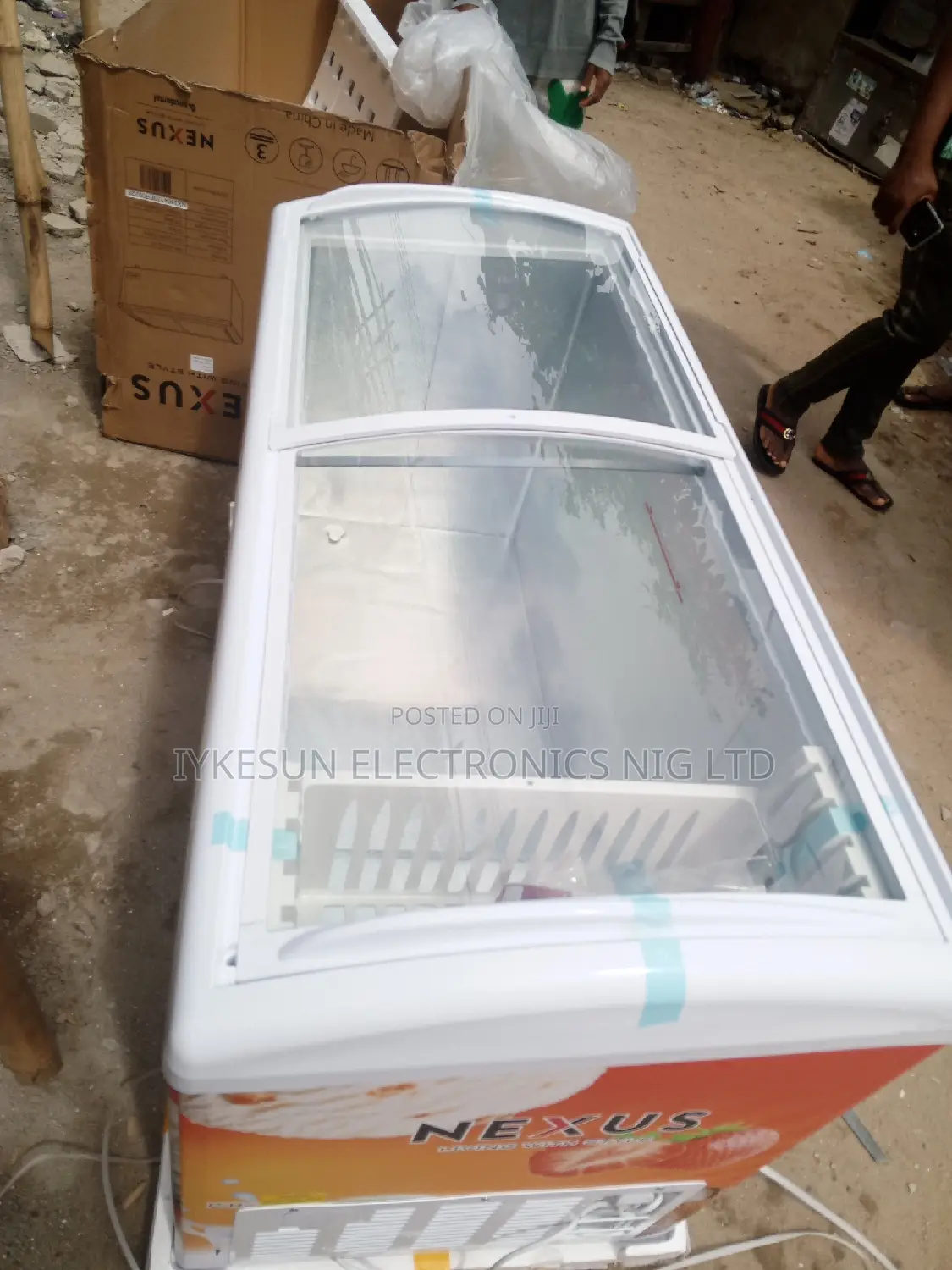 Original NEXUS Showcase Freezer 550litters 100%Copper Etc.