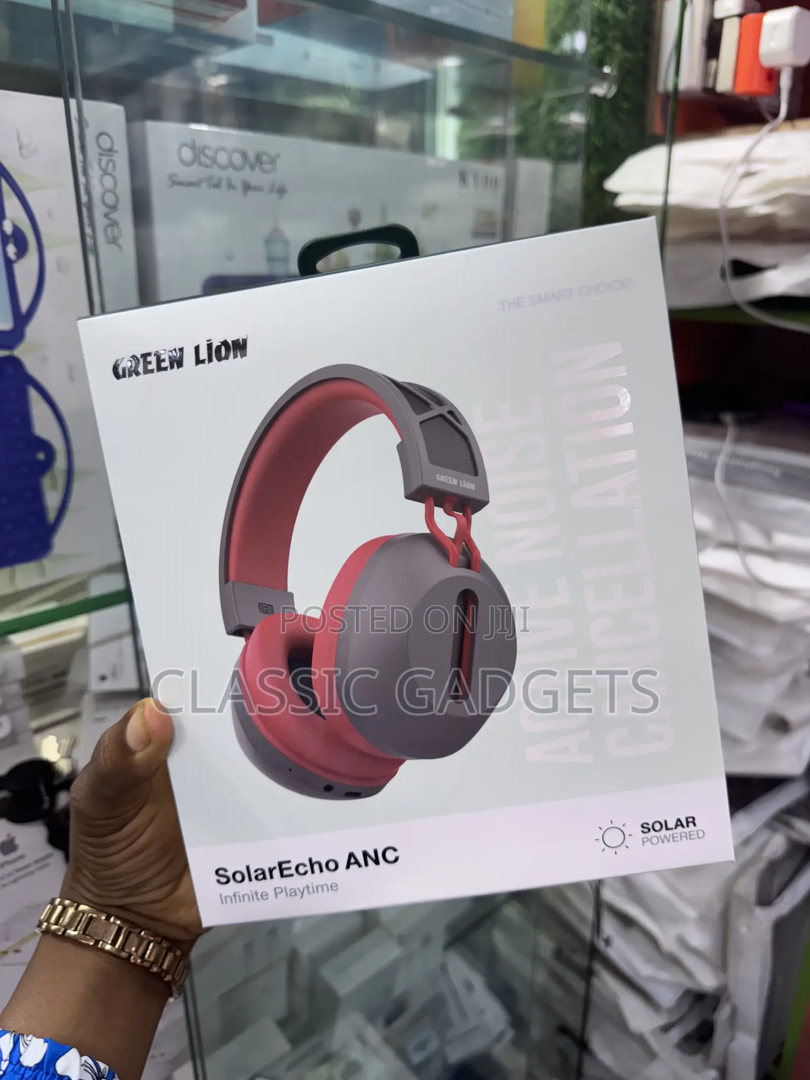 Green Lion Solarecho ANC Infinite Playtime Headphones