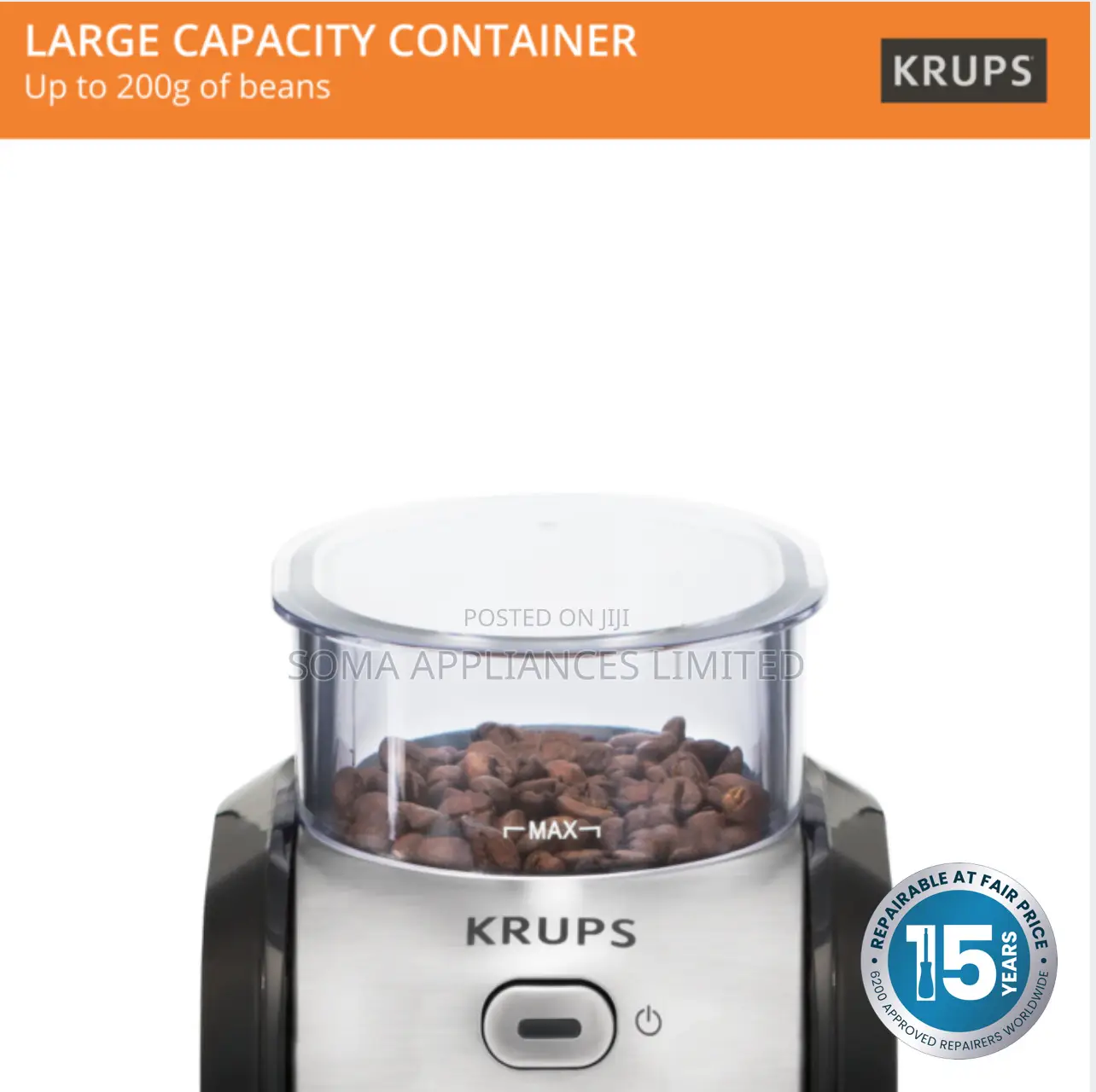 Krups Expert GVX231 Burr Automatic Coffee Grinder