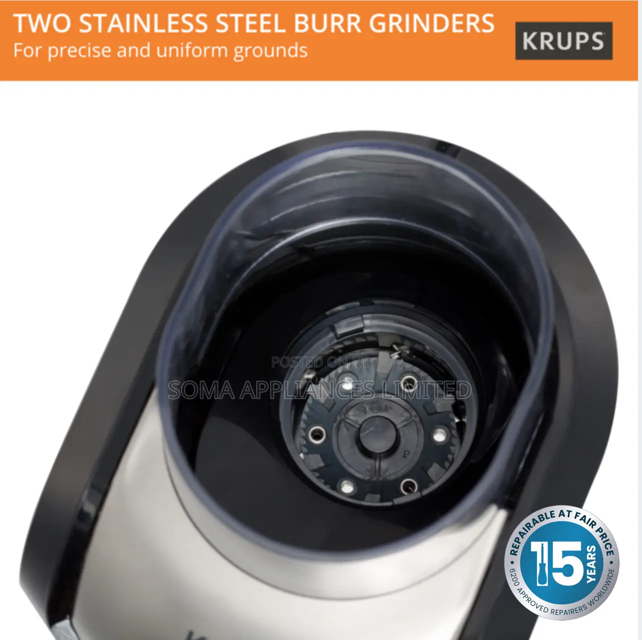 Krups Expert GVX231 Burr Automatic Coffee Grinder