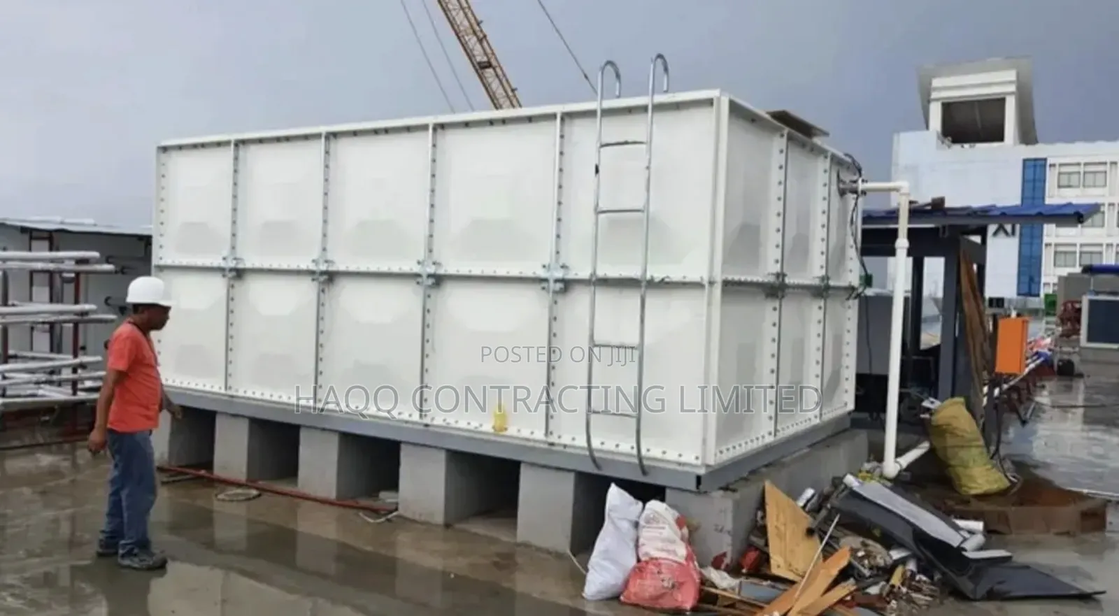 Industrial Water Tank,GRP Fibreglass, Braithwaite Tank