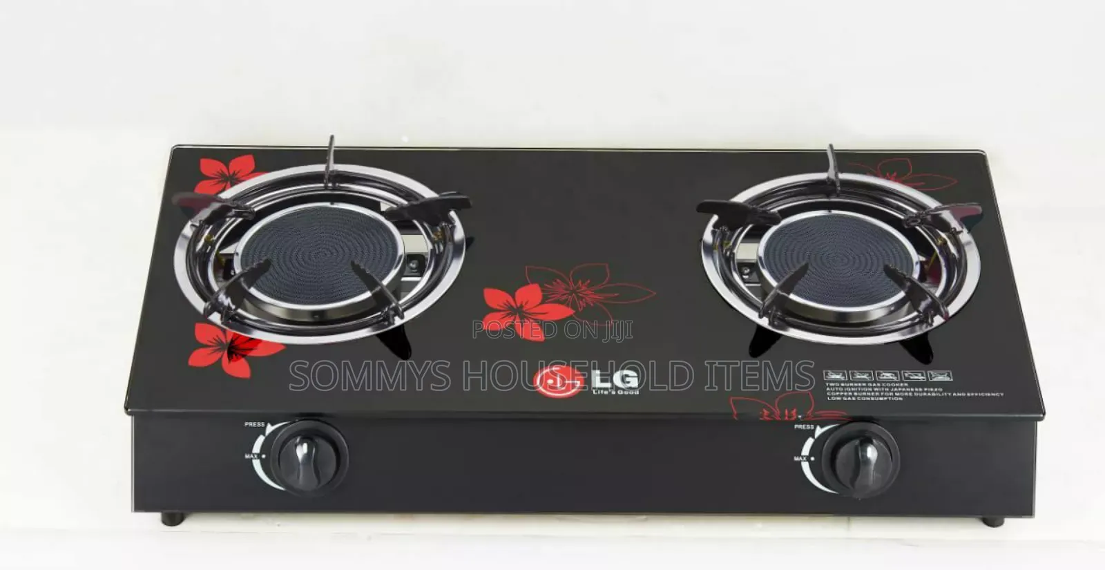 2face Glass Gas Burner High Quality