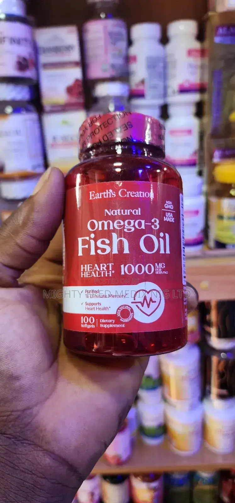 Earth's Creation Omega 3 Fish Oil