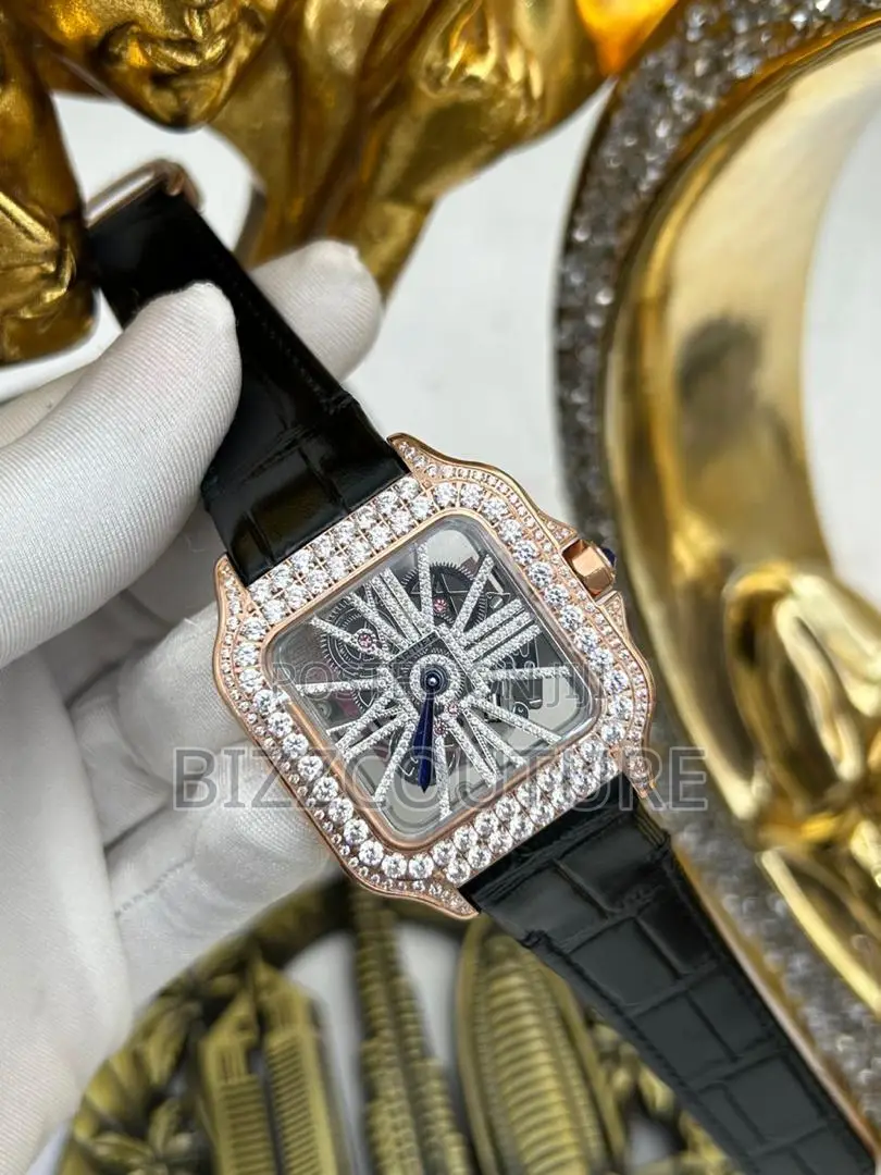 Original Cartier Mechanical Black Leather Watch Is Available