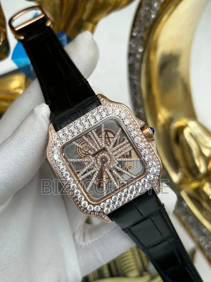 Original Cartier Mechanical Black Leather Watch Is Available