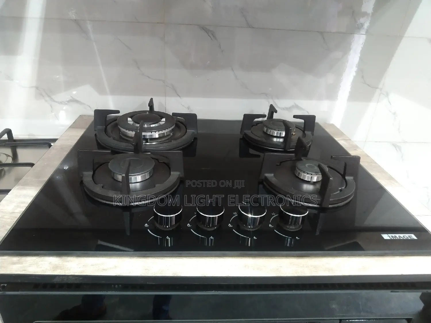 Image Inbuilt 60x60cm 4 Burner Gas Cooker