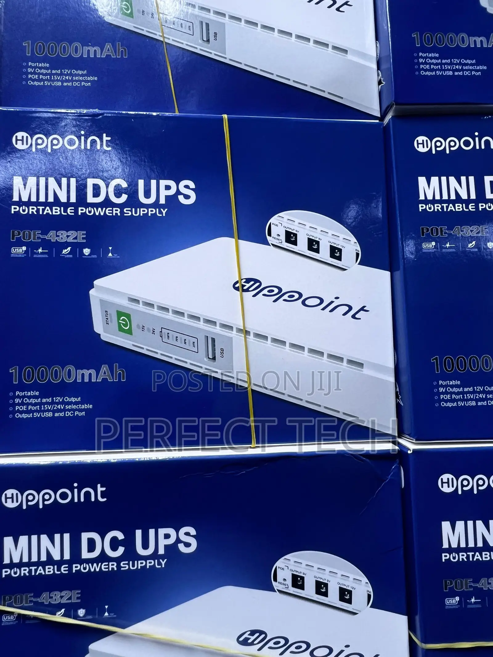 Mini DC UPS Backup 10000mah for Routers,CCTV,POS,Accesspoint