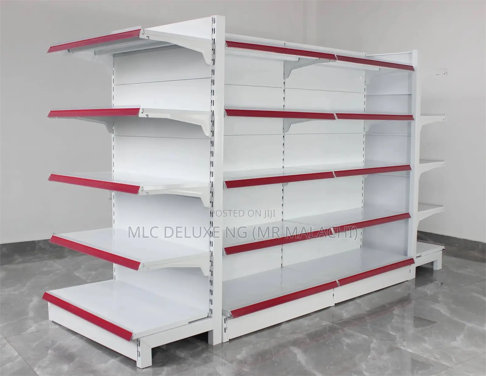 Heavy Duty Supermarket Shelves (Red,Blue,Green) Solid Shelve