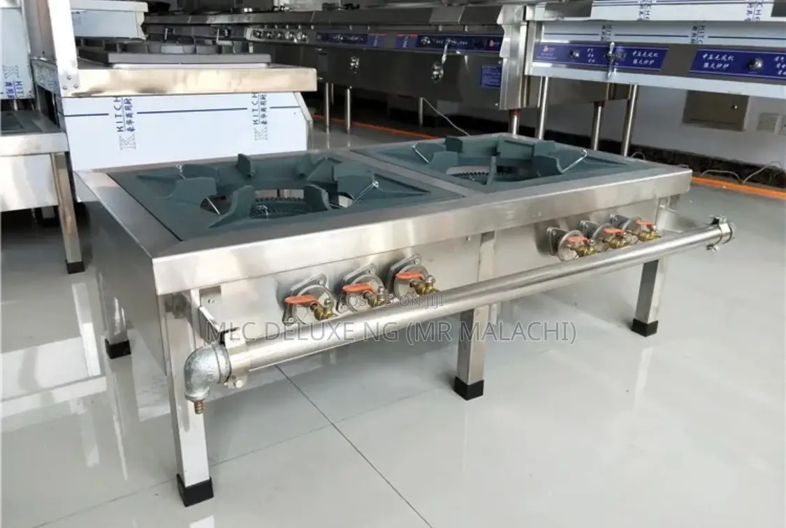 Double Phase Industrial Restaurant Gas Cooker/High Pressure