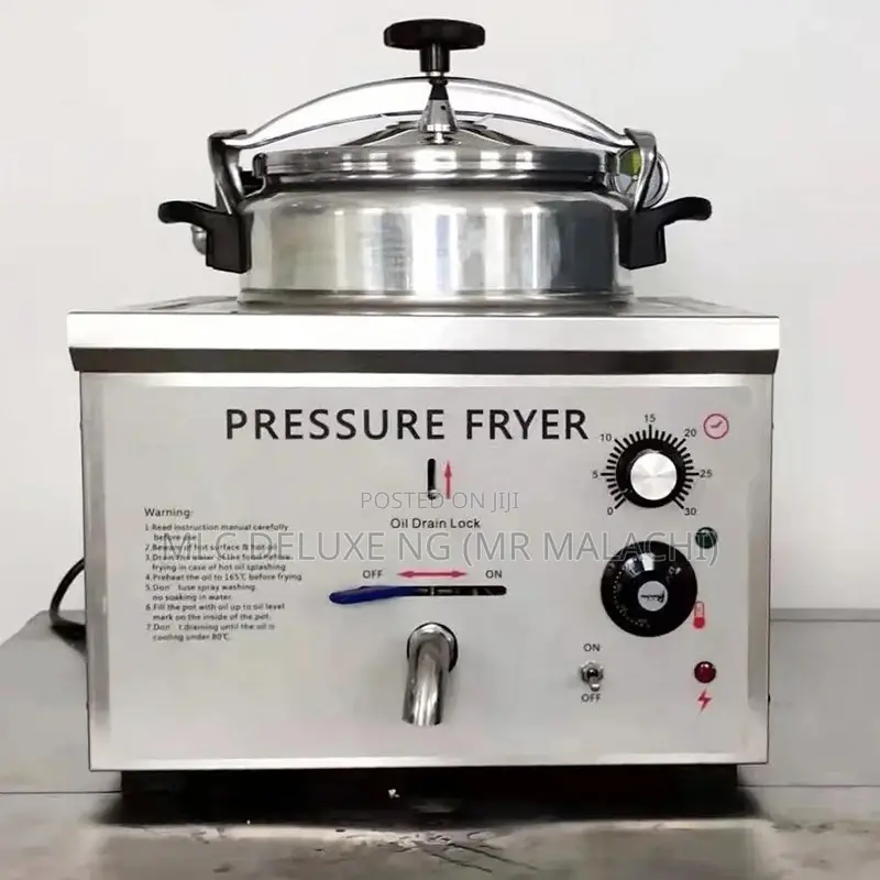 16L Kitchen Deep Fryers (Electric) Table Top Pressure Fryer