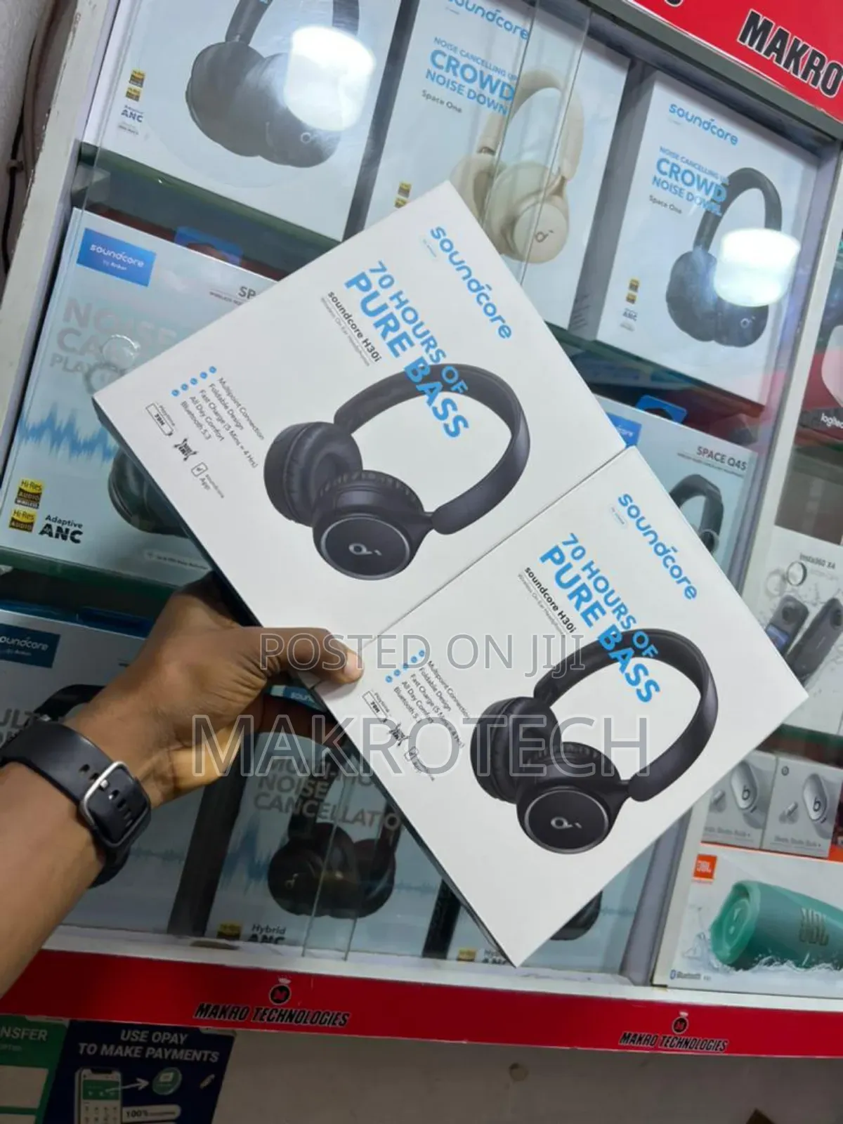 Soundcore H30i Wireless on-Ear Headphones, Foldable(Black)