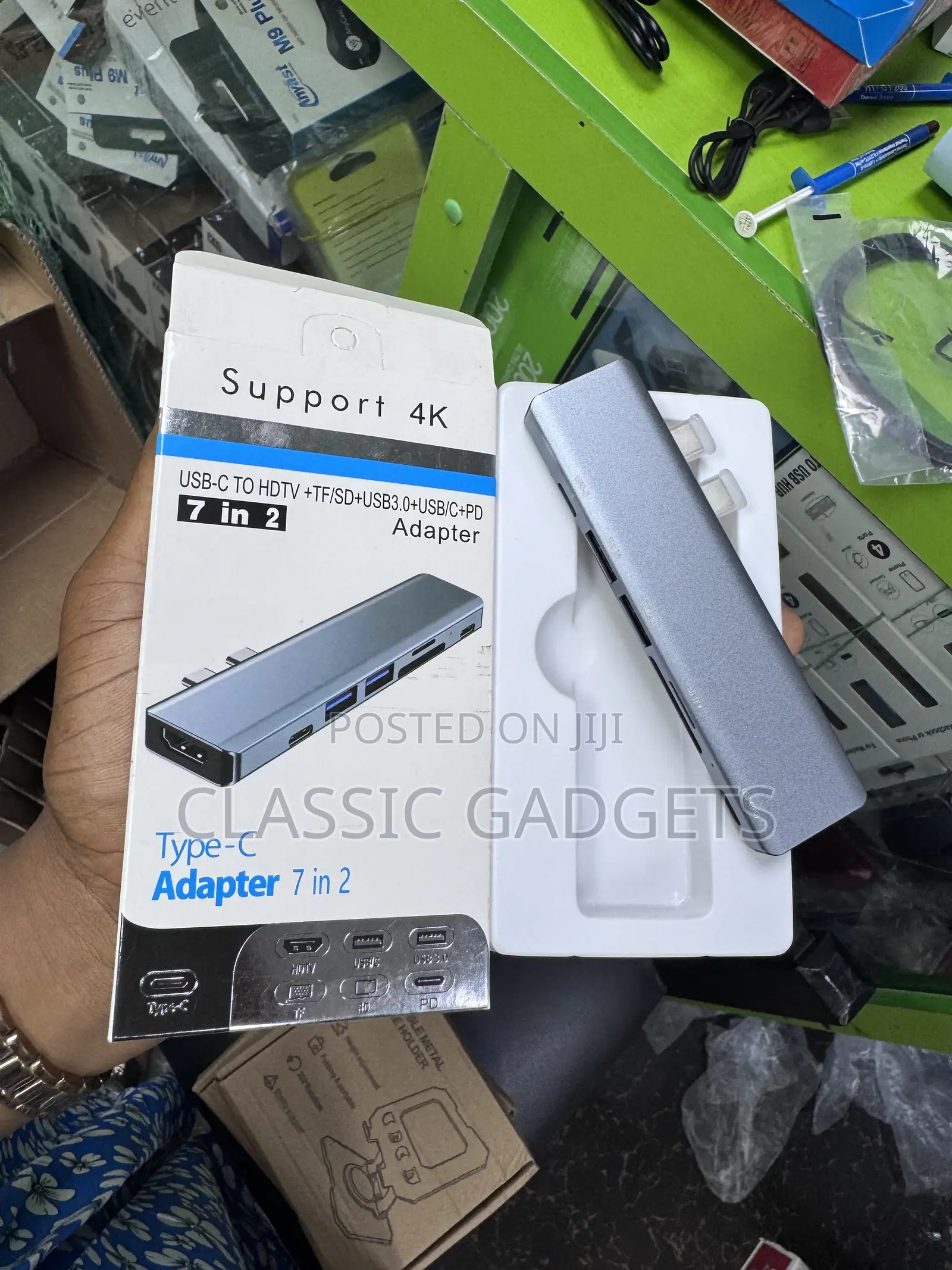 7 in 2 USB -C Hub Type C HDMI Adapter