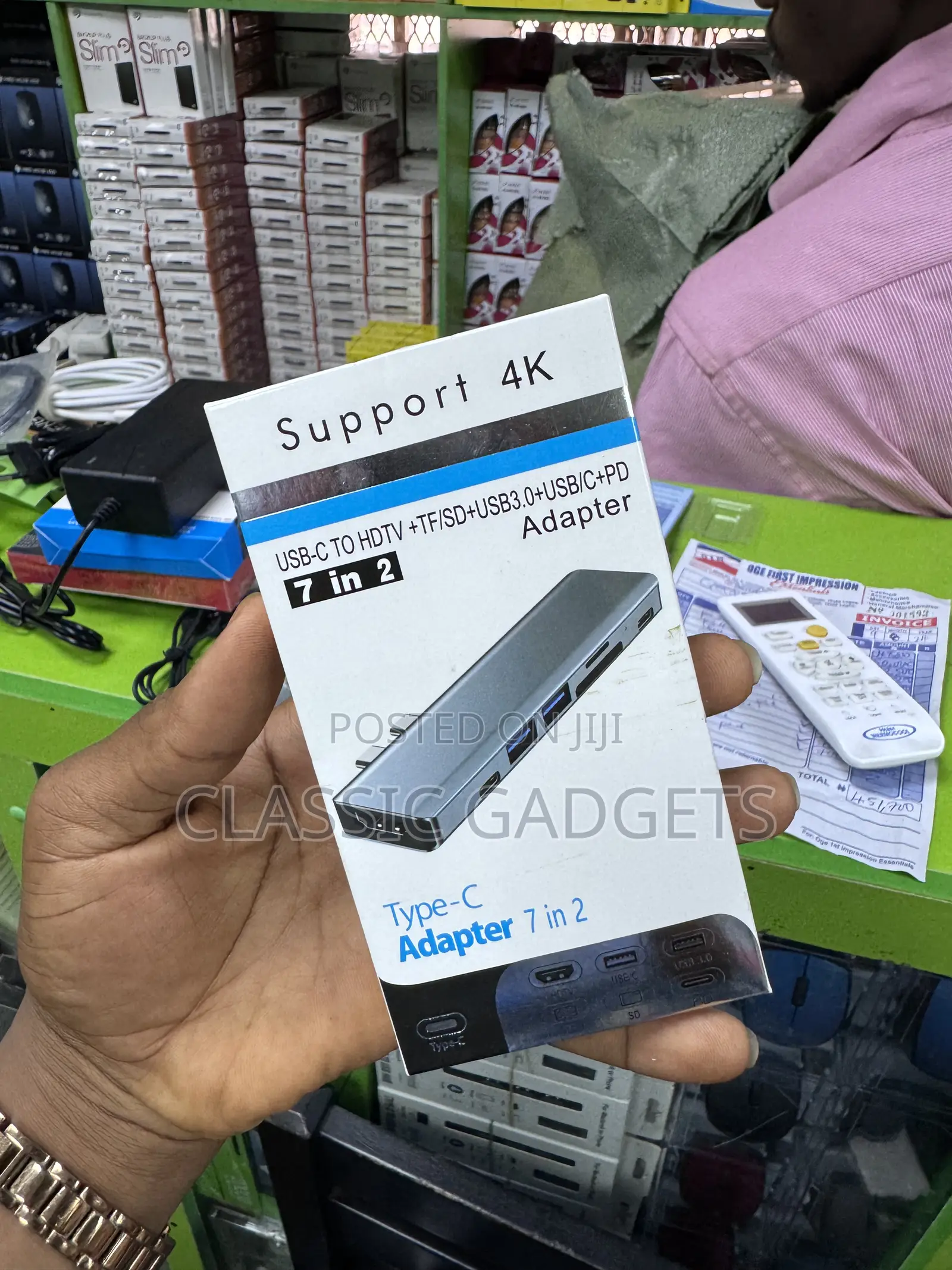 7 in 2 USB -C Hub Type C HDMI Adapter
