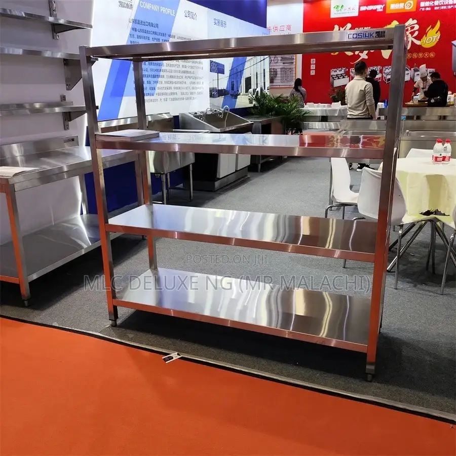 Stainless Kitchen Shelf Unit (5ft) Multipurpose Shelve/Rack