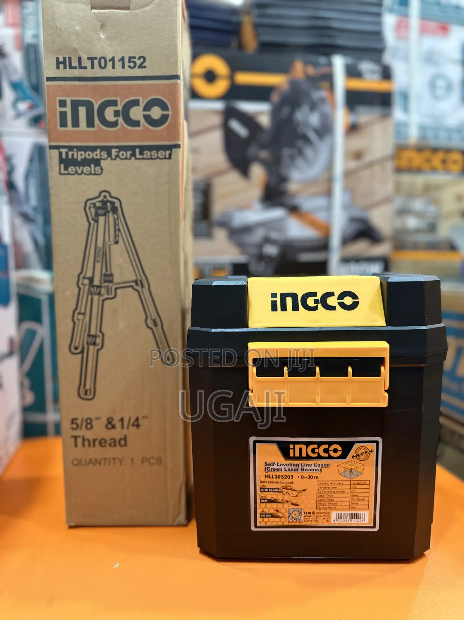Ingco Line Laser(Green Laser Beam) With Stand