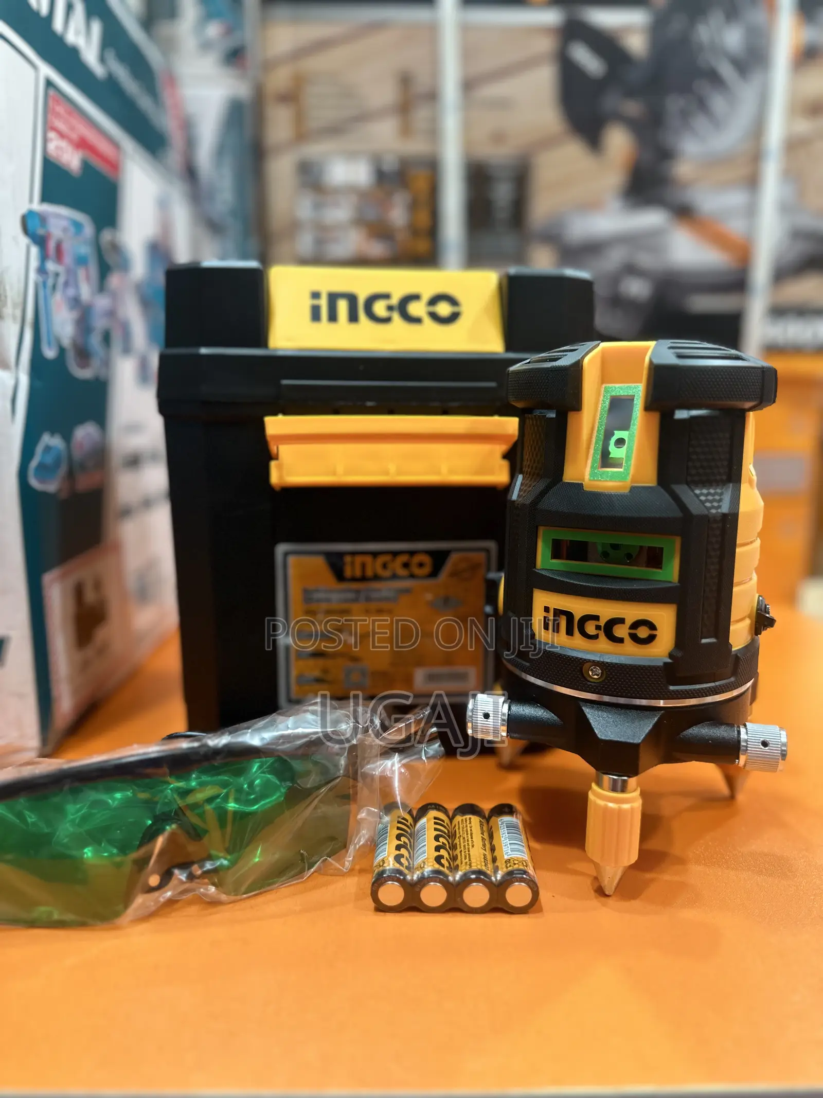 Ingco Line Laser(Green Laser Beam) With Stand