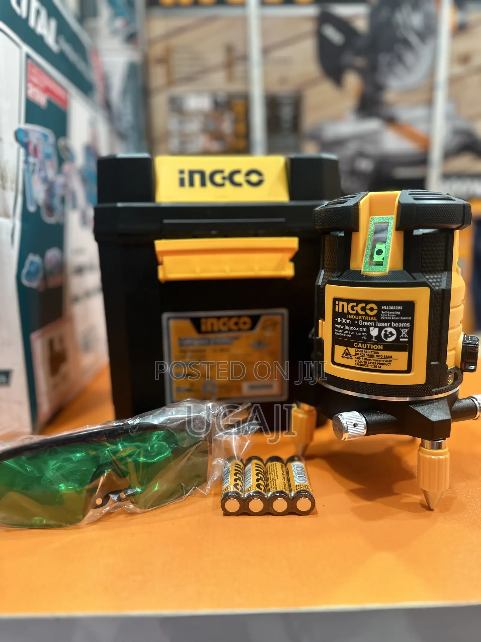 Ingco Line Laser(Green Laser Beam) With Stand