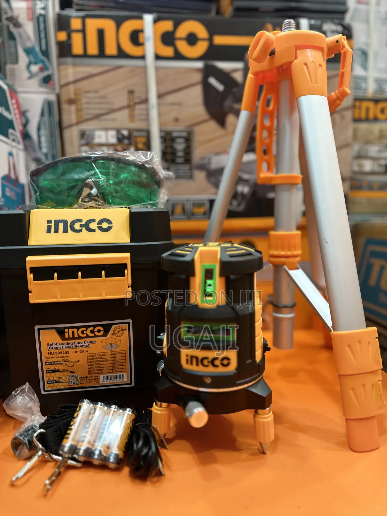 Ingco Line Laser(Green Laser Beam) With Stand