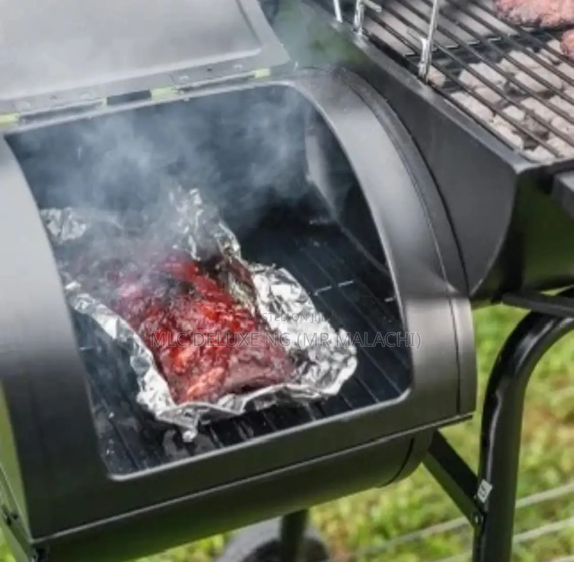 Black Color Outdoor Charcoal BBQ Grill Station/Barbecue Gril