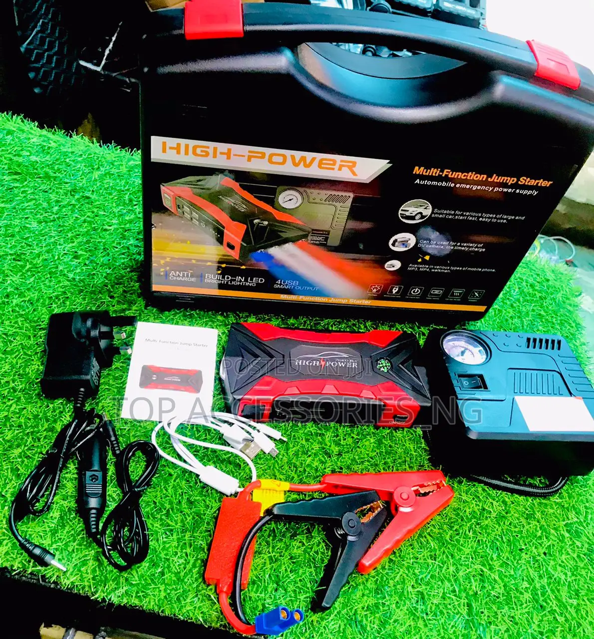 5 in 1 Super Jump Start and Inflator