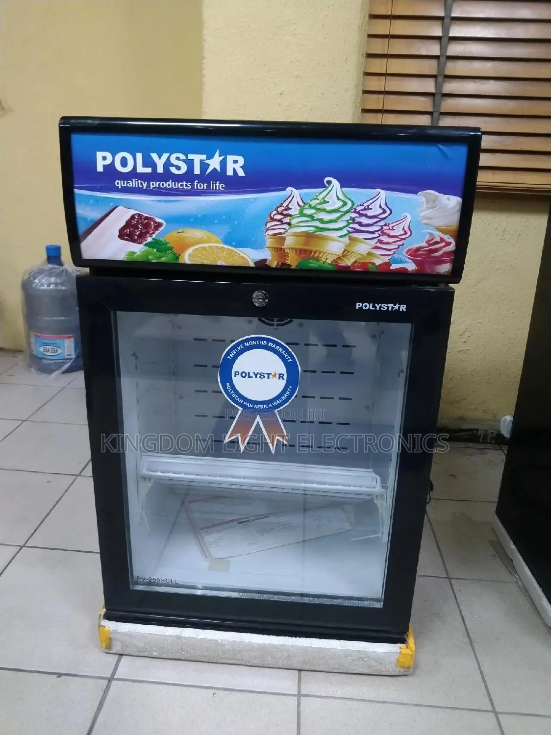 Original 259liters Table Top Show Case Polystar Refrigerator
