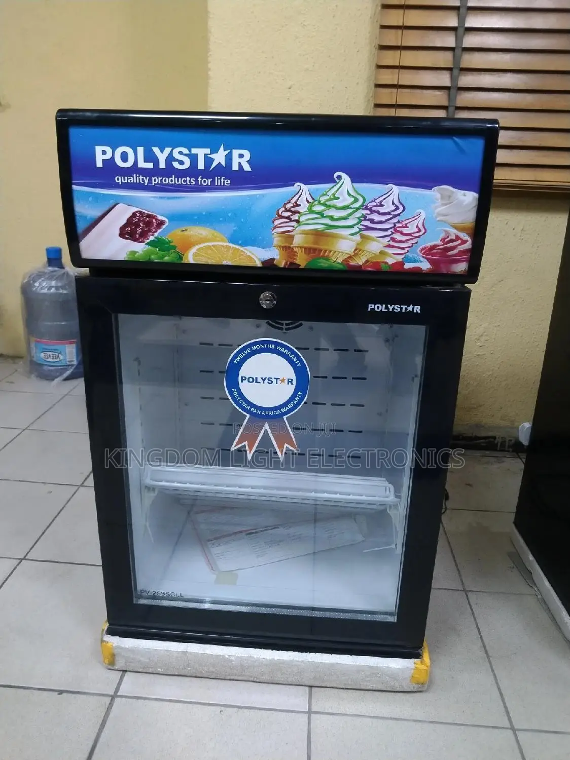 Original 259liters Table Top Show Case Polystar Refrigerator