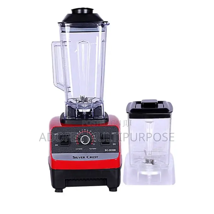 Silver Crest 2L Industrial 8500W Food Crusher Blender