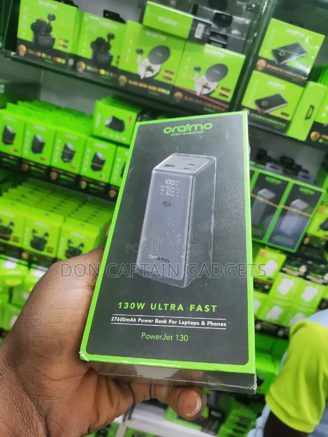 Oraimo Power Bank 130W / 27,600mah