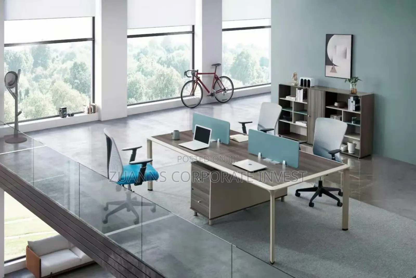 Elegant Workstation By 4 Seaters