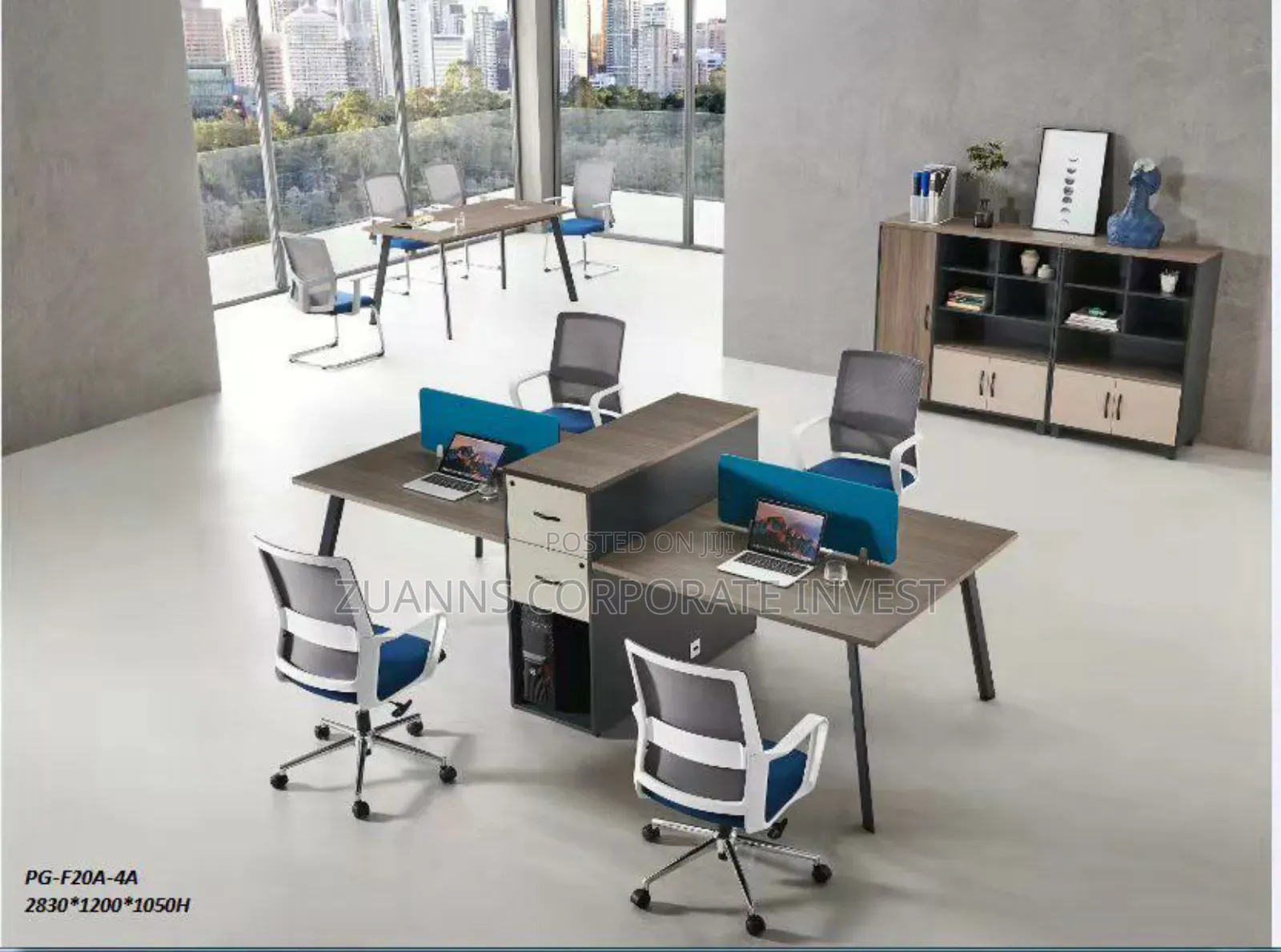 Elegant Workstation By 4 Seaters