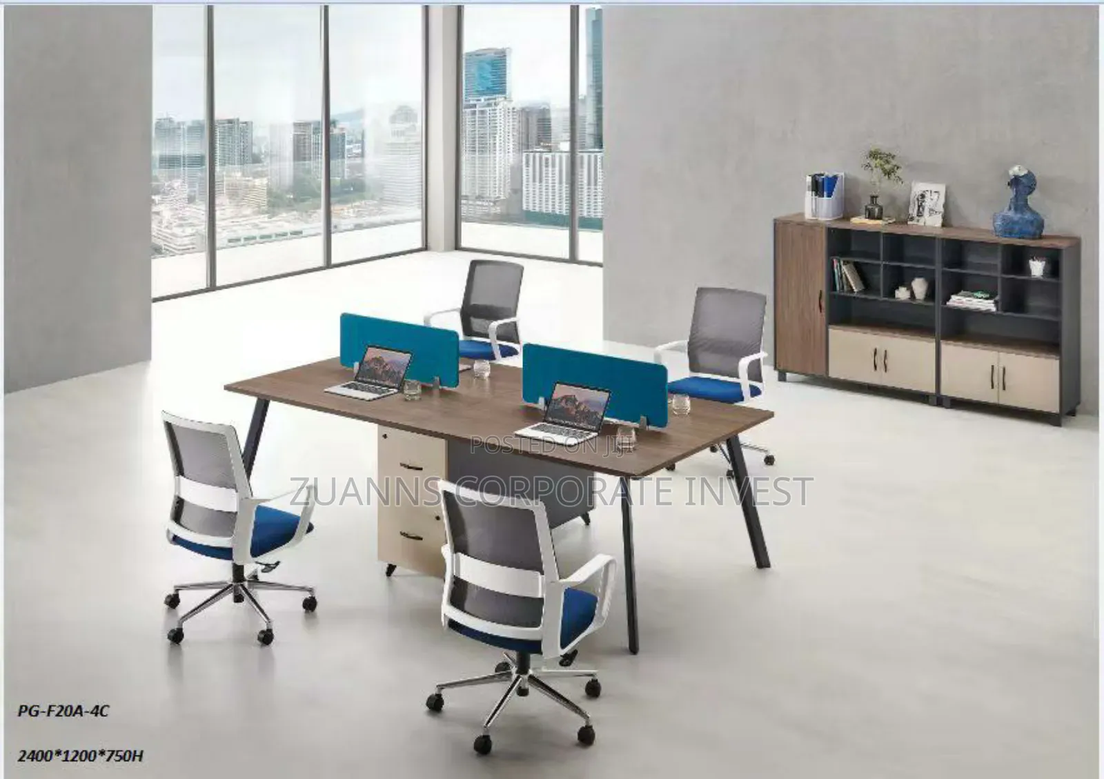 Elegant Workstation By 4 Seaters