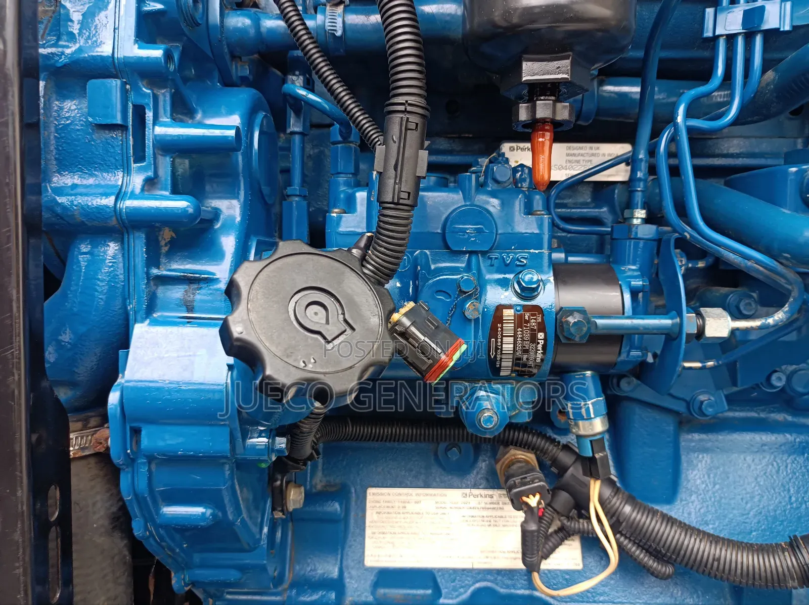 65kva Fg Wilson Perkins Soundproof Generator for Sale.