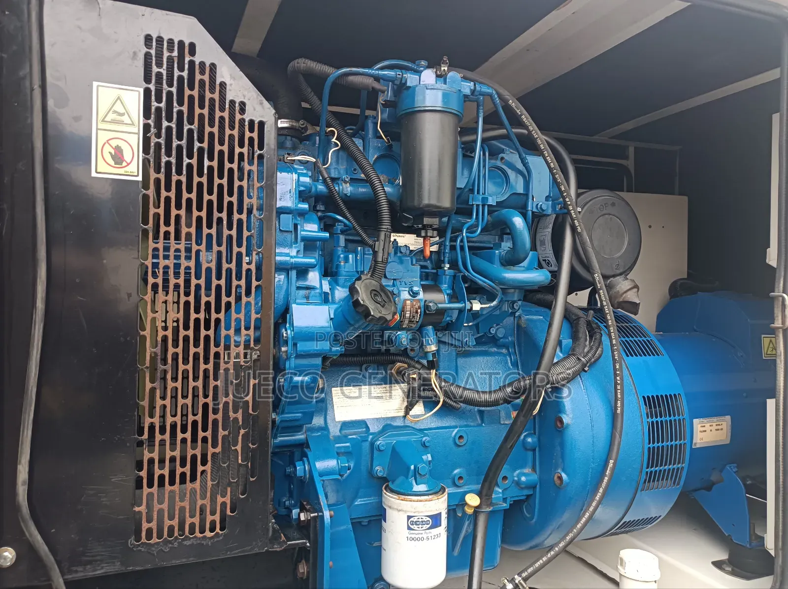 65kva Fg Wilson Perkins Soundproof Generator for Sale.