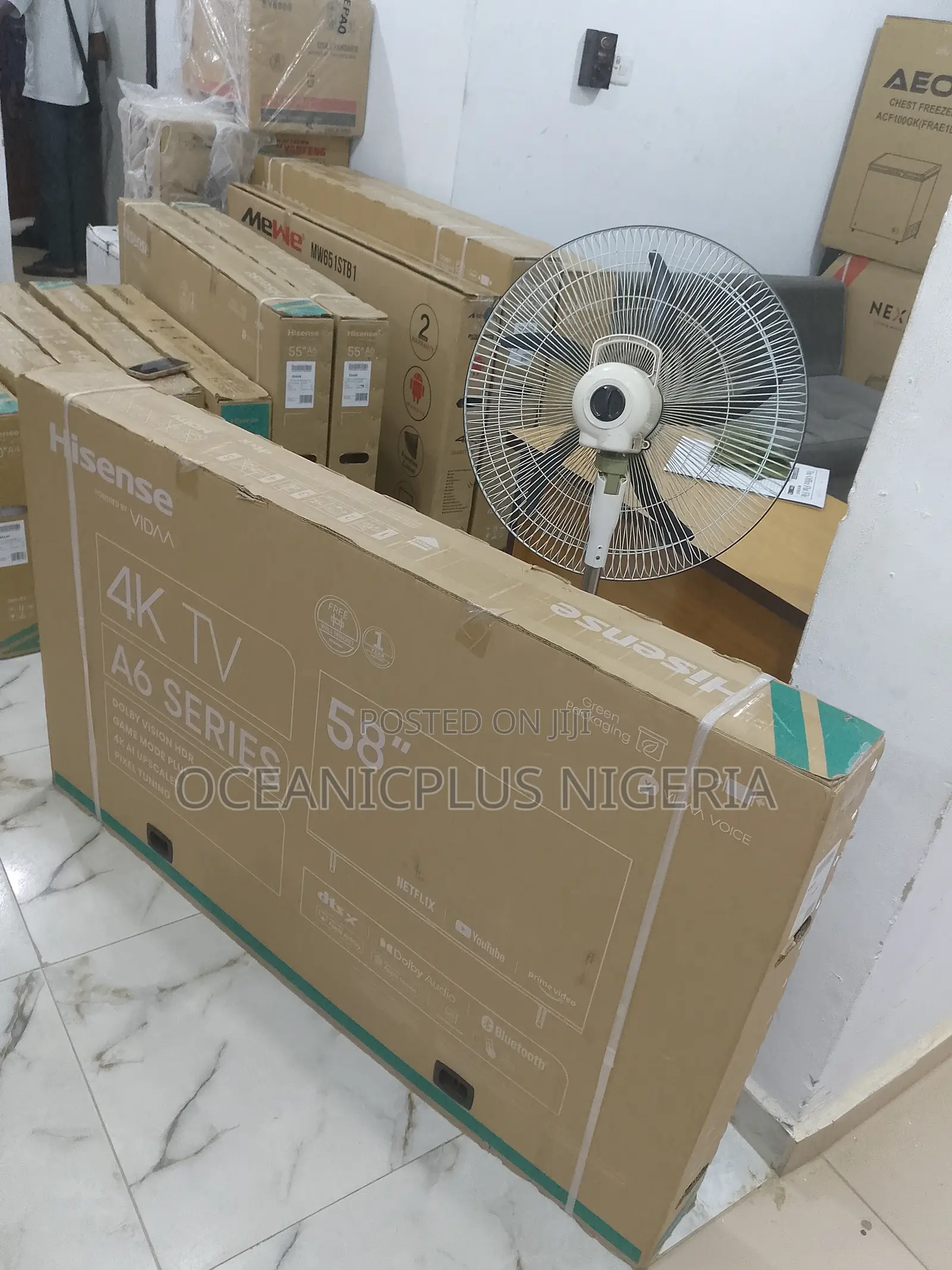 Hisense 58inches Brand New Smart TV