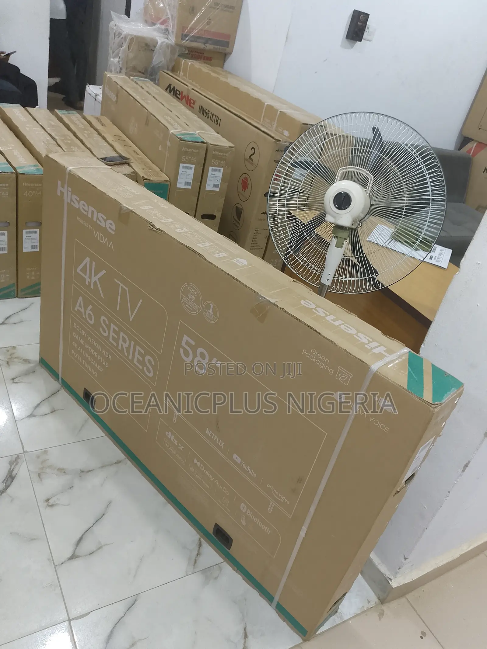 Hisense 58inches Brand New Smart TV