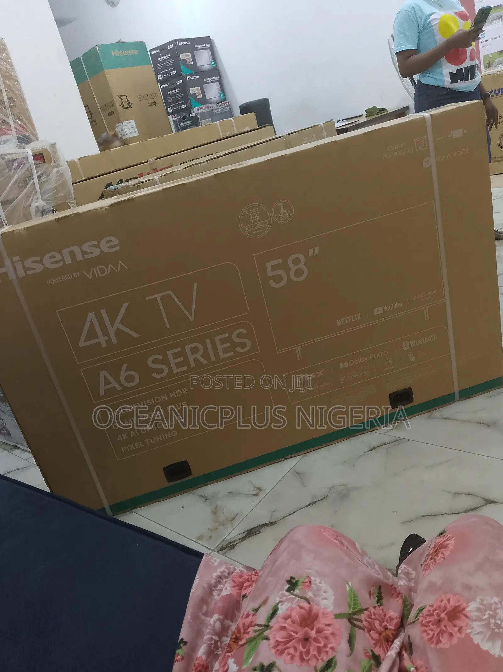 New Preferred Hisense 58inches Smart TV