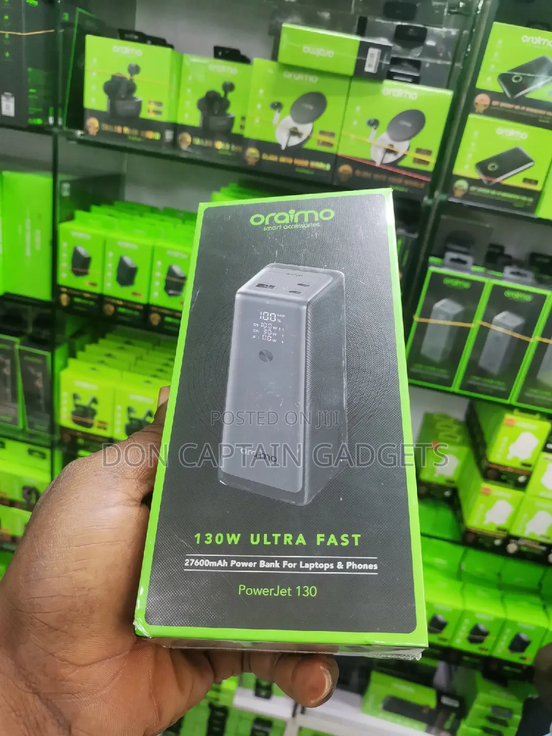 Laptop Power Bank 130w Oraimo Ultra Fast 27600mah