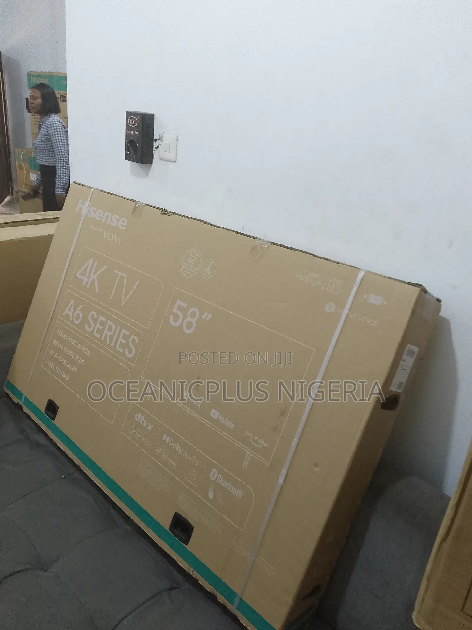 Durable 58inches Hisense Resolution Smart TV