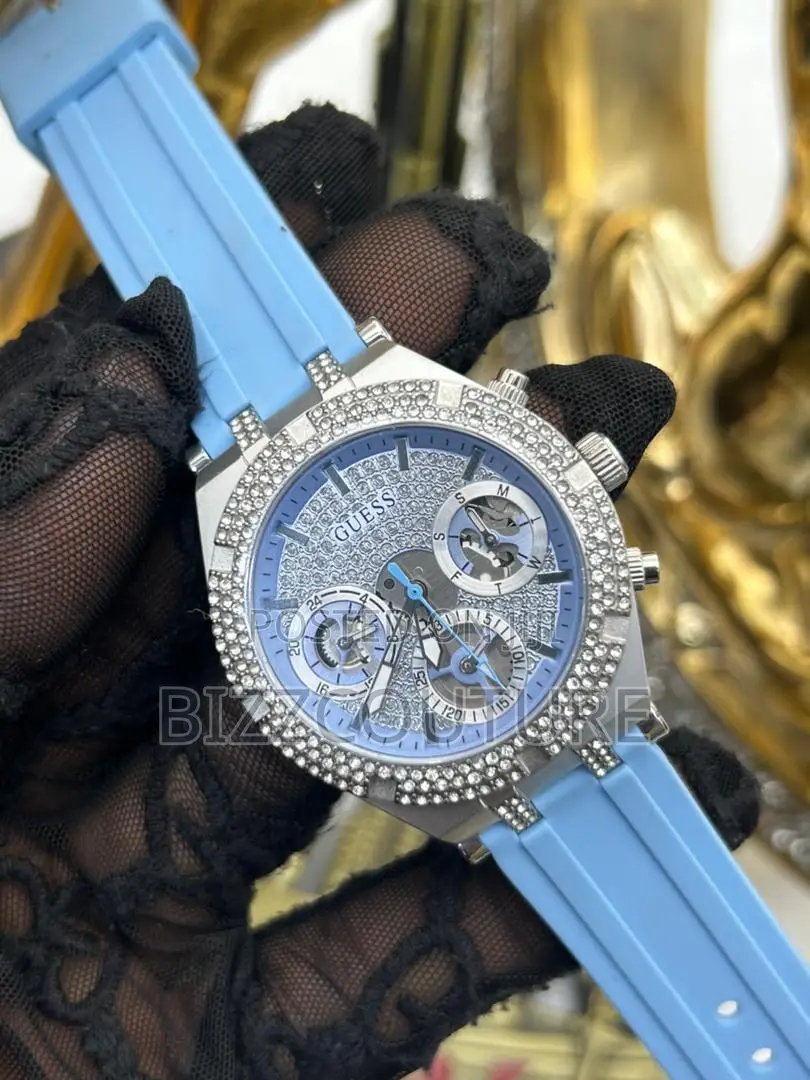 Original Guess Lady Mechanical Color Selection Rubber Watch