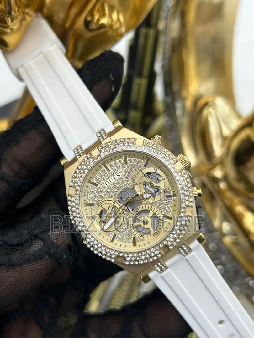 Original Guess Lady Mechanical Color Selection Rubber Watch